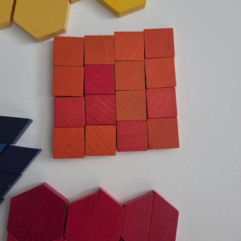 Pattern Blocks Wood Math Manipulatives - Picture 8 of 8
